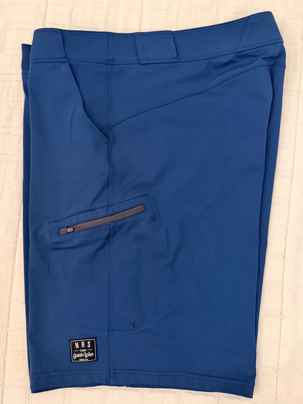 NRS Men’s Guide Shorts Blue Quick Dry Stretch Paddling Size 36